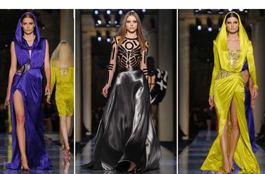 بالصور، إكتشفي أزياء فيرساتشي الراقية لصيف 2014