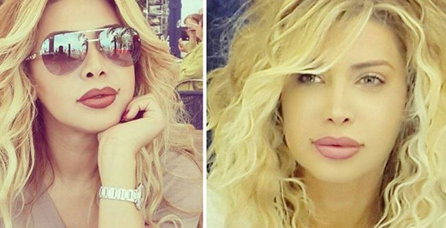 قصة شعر نوال الزغبي الجديدة لدعم حملة سرطان الثدي 