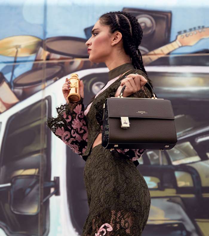 حقيبة من Native Dubai، عطر من Alexandre.J Golden Oud وتصاميم مادية الشارقي تجدينها في متجر Tryano