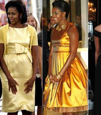 تنسيق بين الملابس والمجوهرات مع سيدة أميركا الأولى