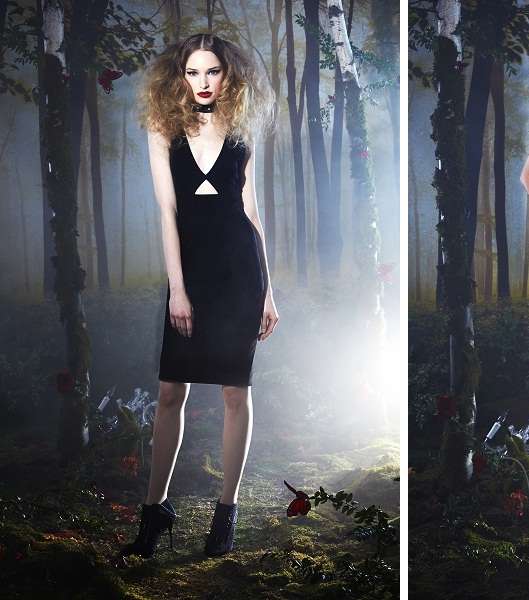 رقيّ اللّون الأسود يحلّ على فساتين Alice & Olivia الحديثة