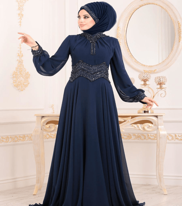 صور اجمل فساتين ام العريس محجبات