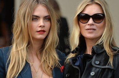 صور لوكات شعر ومكياج النجمات في اسبوع الموضة في لندن 2015