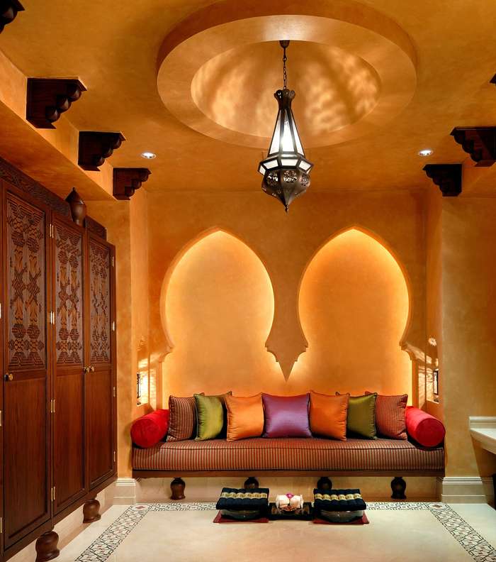 غرفة الإنتظار في سبا قصر الإمارات