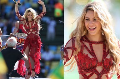 بالصور، إليك فستان شاكيارا من توقيع شربل زوي