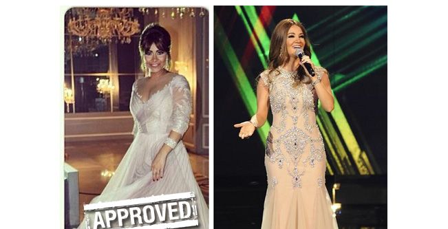 بين شيرين عبد الوهاب وديانا حداد: من فستانها أجمل؟