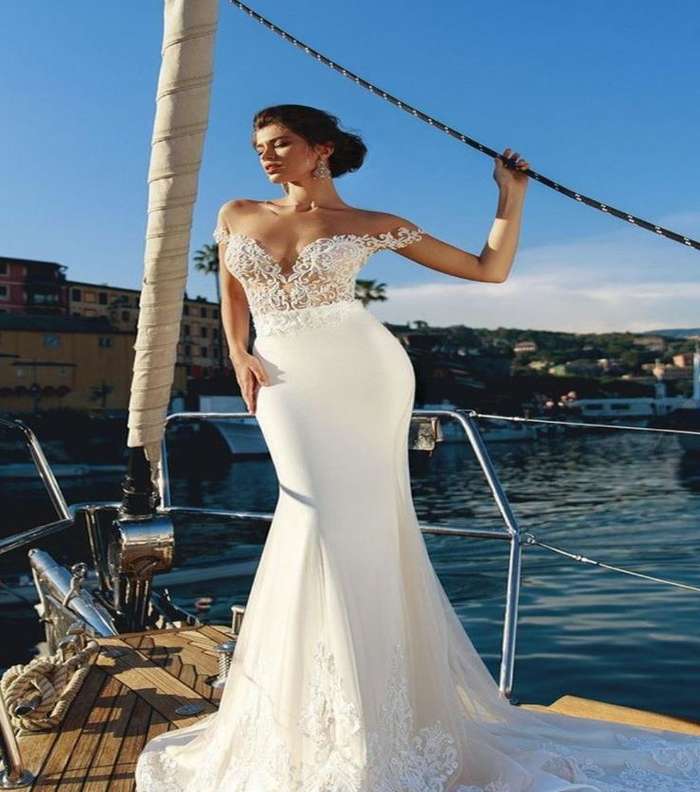 صور اروع فساتين زفاف جميلة