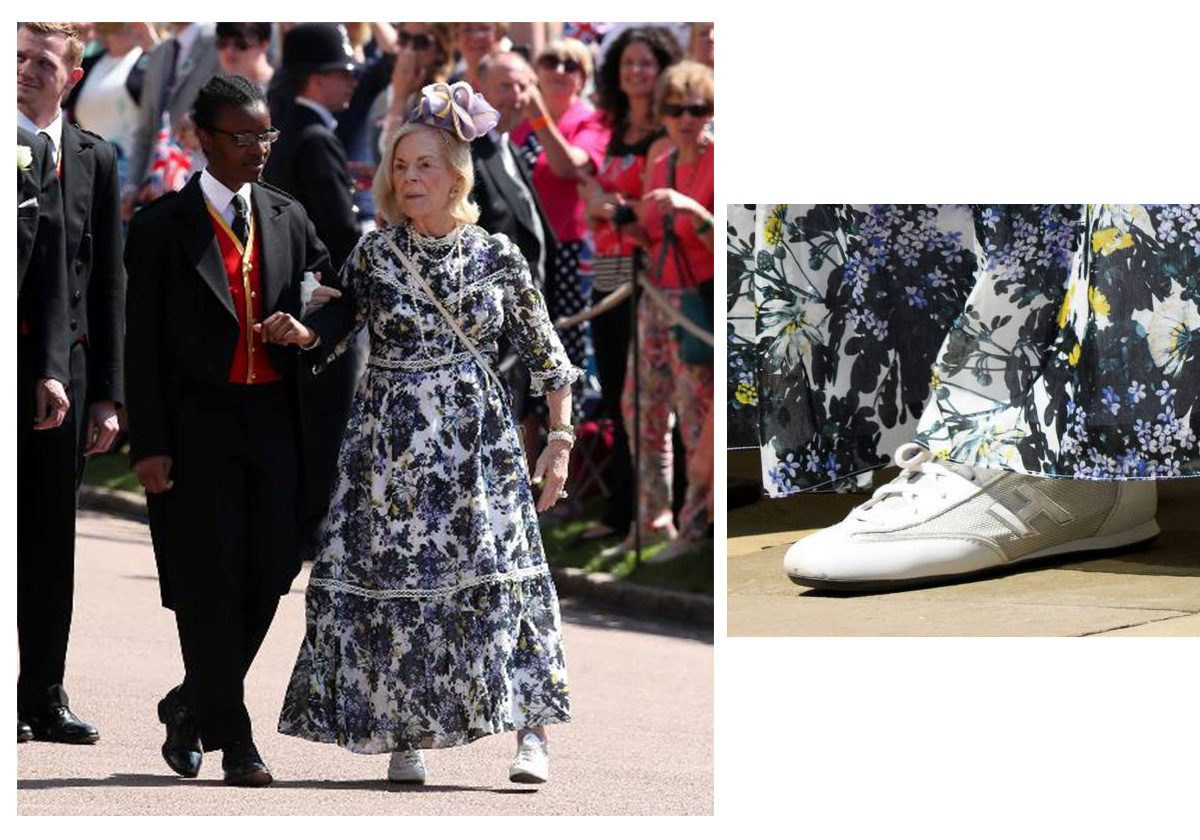 دوقة كينت تطل بحذاء رياضي في الزفاف الملكي
