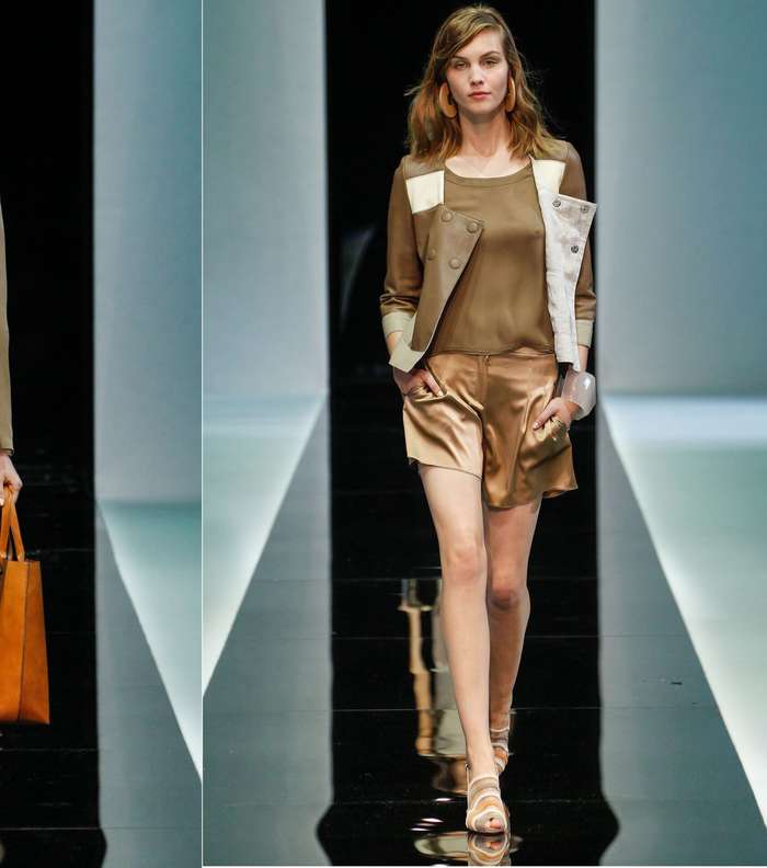 بالصور، إليكِ عرض أزياء Emporio Armani لربيع 2013