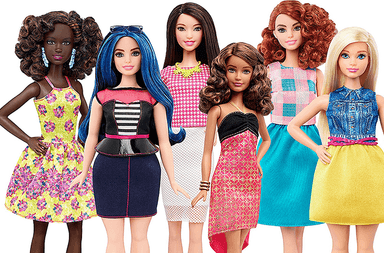 أشكال جديدة للباربي