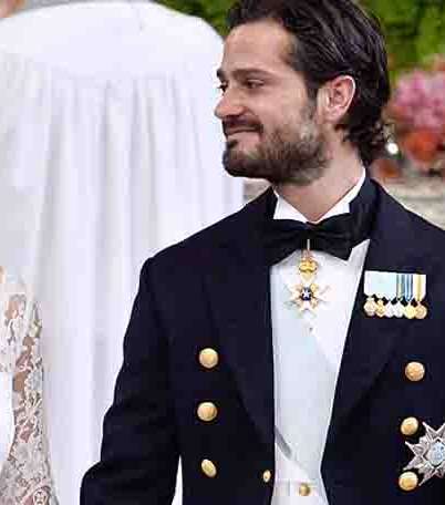 بالصور، نظرات الحب تجمع العروسين الأمير السويدي فيليب والأميرة صوفيا