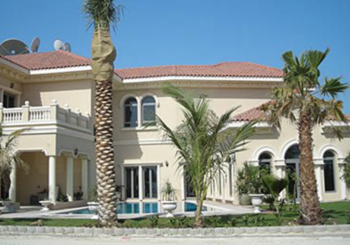 منزل لاعب كرة القدم البريطاني ديفيد بيكهام وزوجته المغنية فيكتوريا في دبي