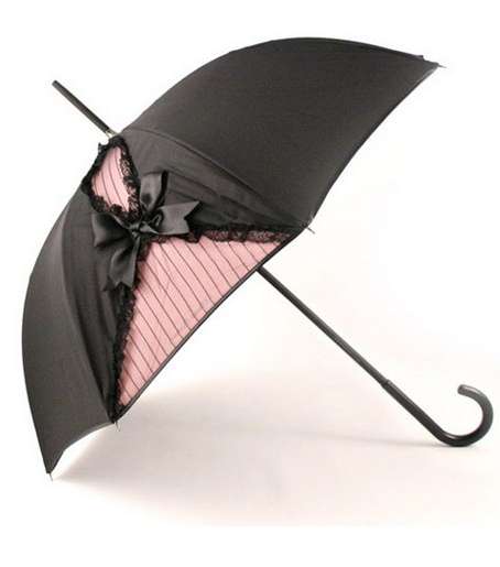 مظلتك برباط أنيق وأنثوي