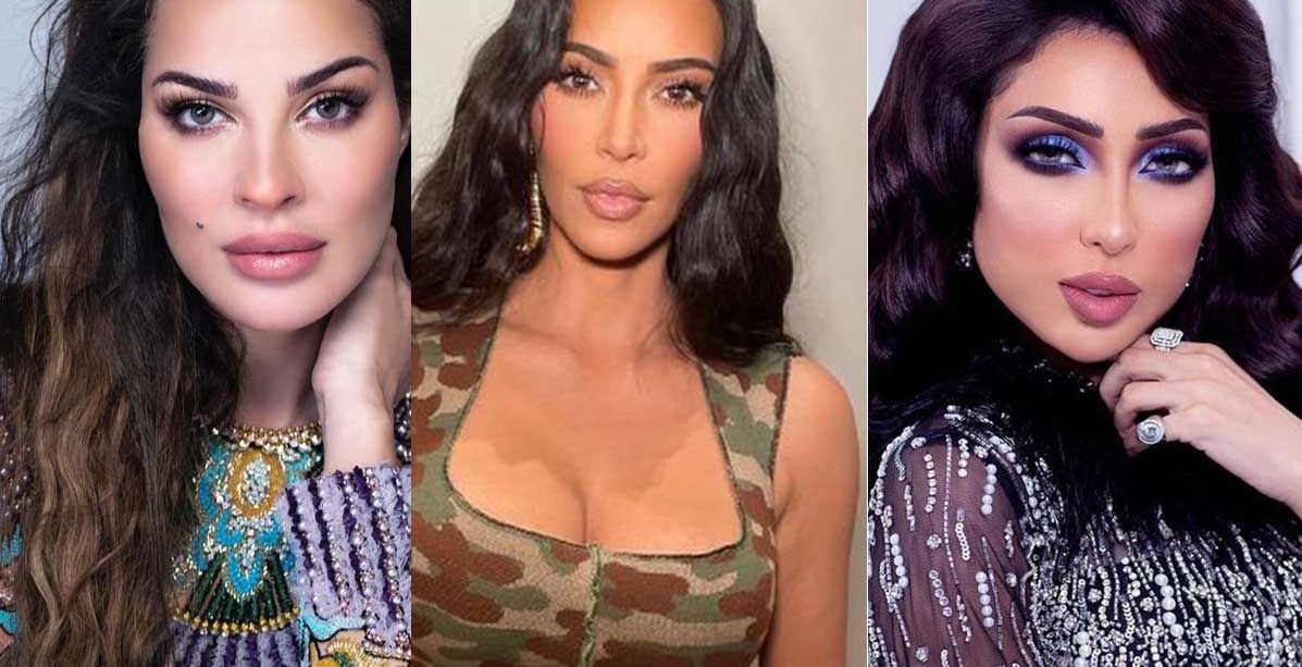 صور النجمات قبل وبعد المكياج