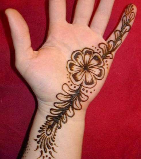 صور اجمل رسم حنا للعروس