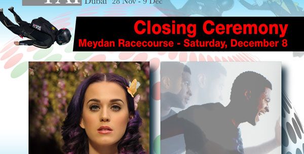 بطولة العالم في القفز بالمظلات في دبي مع Usher وKaty Perry! 