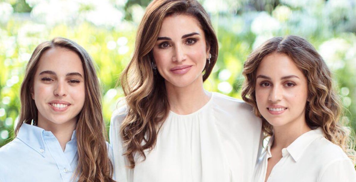 أميرتان أردنيتان توأم أكثر جمالاً من بنات الملكة رانيا وتظهران كالأميرات الأجانب