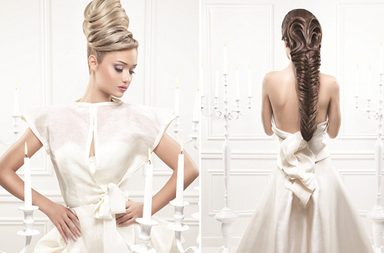 صور تسريحات شعر طلال طبارة لعروس ربيع وصيف 2014 