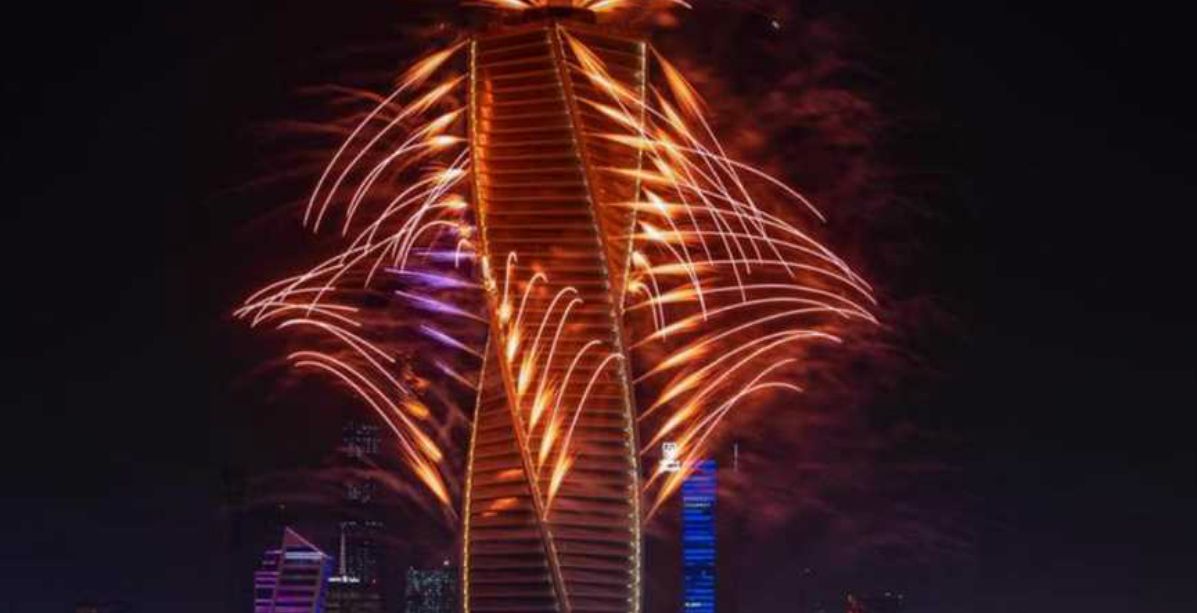 عروض الألعاب النارية بمناسبة افتتاح موسم الرياض