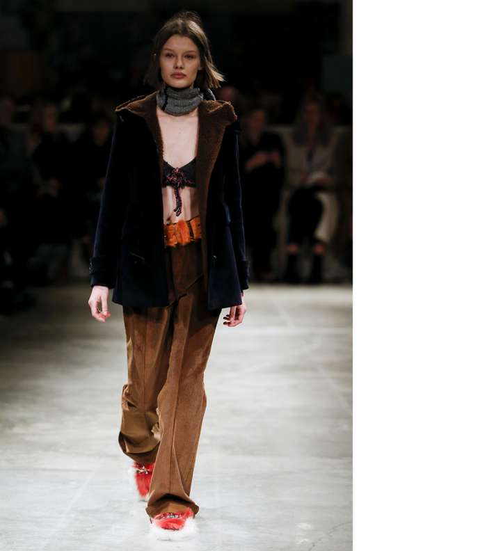 ازياء برادا لشتاء 2018 من اسبوع الموضة في ميلانو