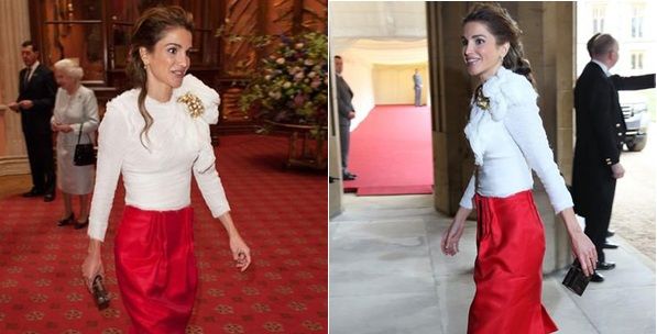 الملكة رانيا تتألق بتصاميم كريكور جابوتيان