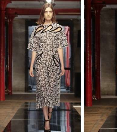 من أسبوع الموضة في لندن، إليك أزياء Christopher Kane لصيف 2014