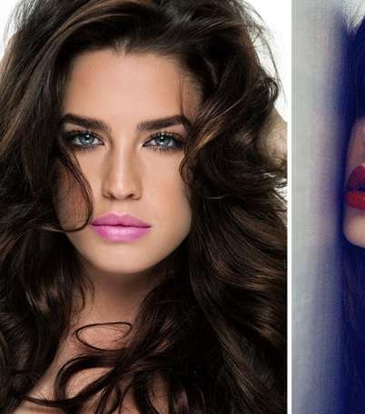 صور صيحات مكياج الشعر البني | صور مكياج الفنانات