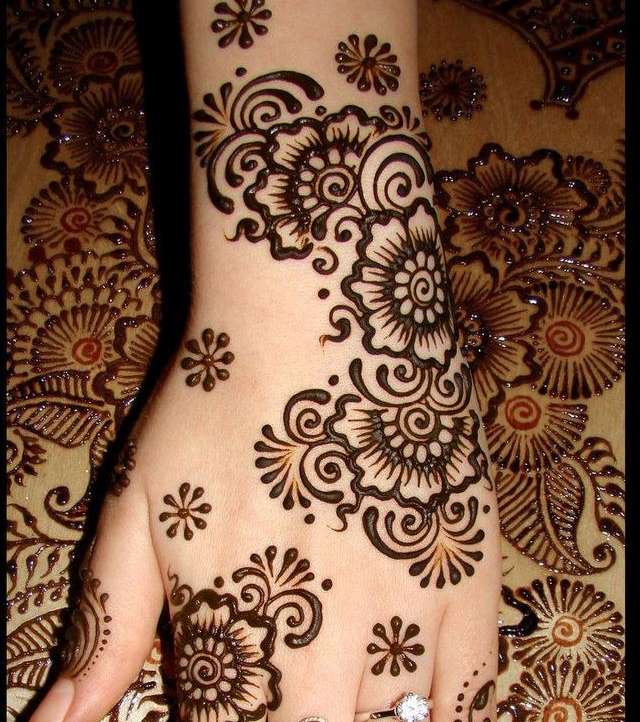 رسومات نقش حناء عروس