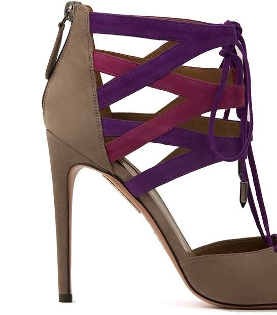 اختاري أحذية الكاحل بشرائط من Aquazzura