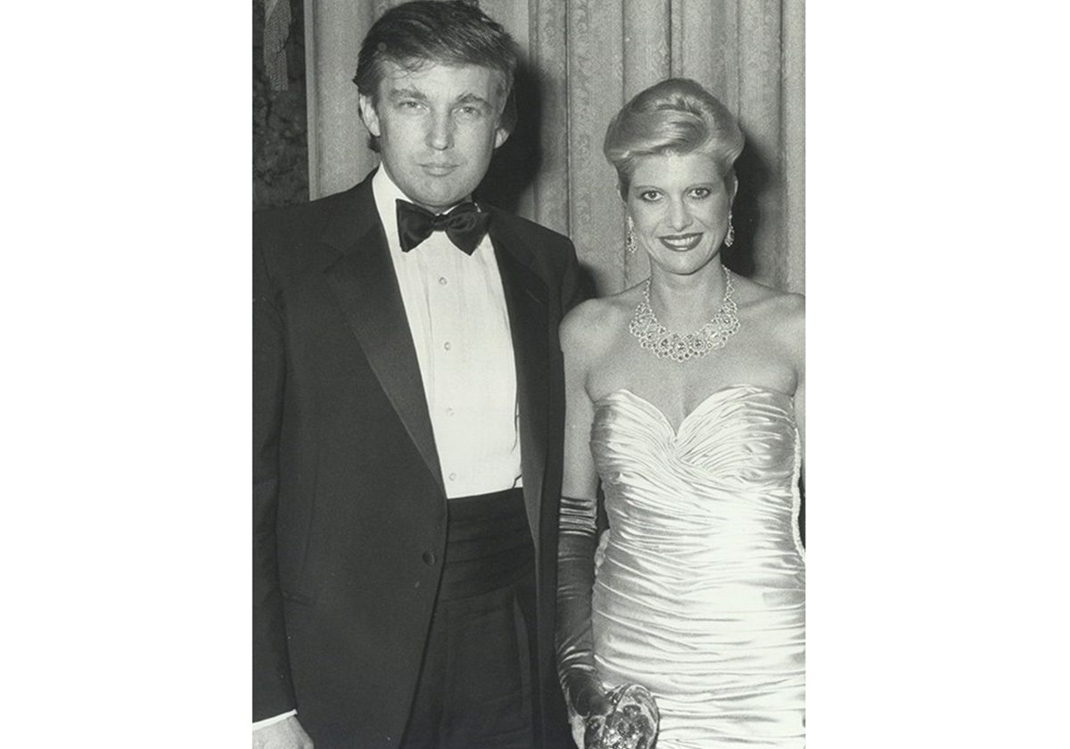 دونالد ترامب وزوجته الأولى إيفانا 