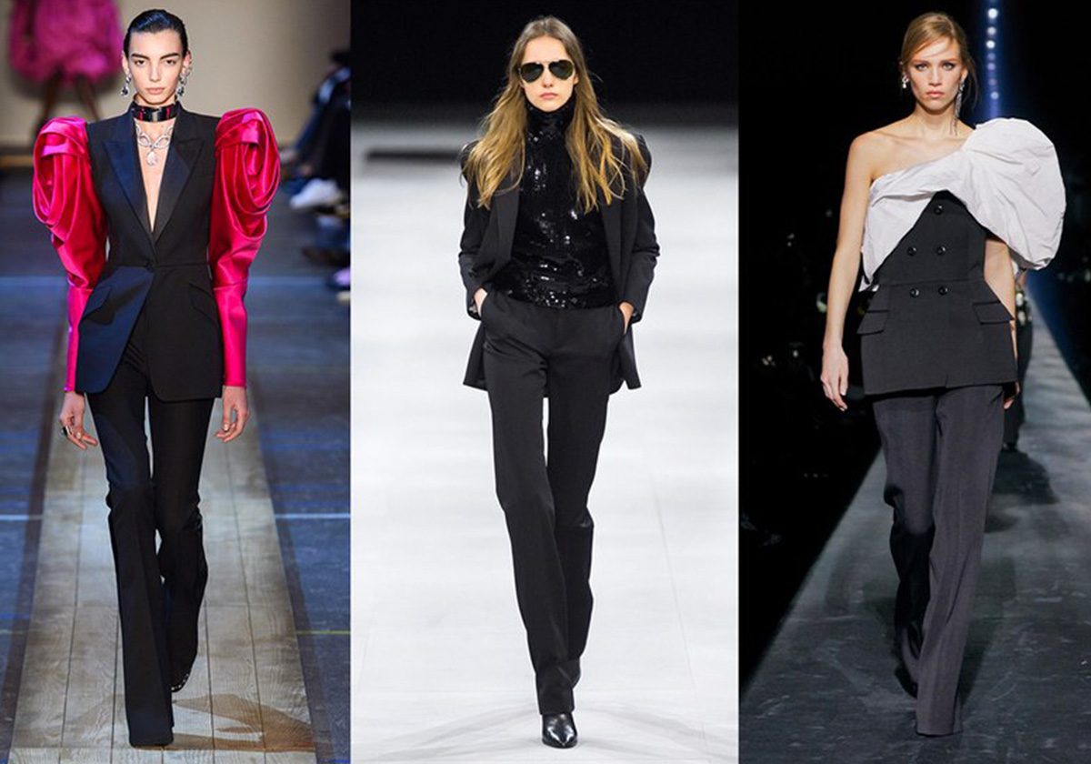 من اليمين إلى اليسار Givenchy و Celine و Alexander McQueen