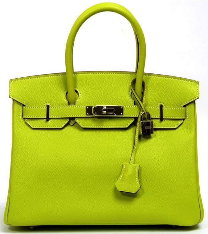 من هيرمز، إليك حقيبة Birkin Kiwi Candy 