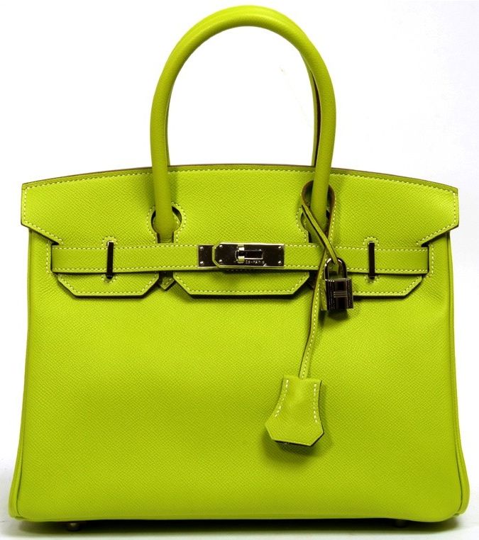 من هيرمز، إليك حقيبة Birkin Kiwi Candy