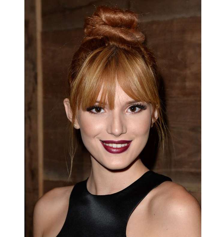 قصات غرة للشعر الطويل