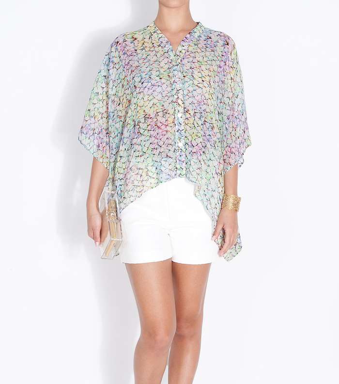 قميص حرير من Saloni