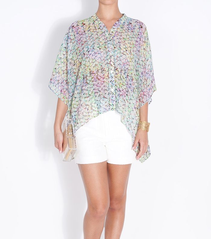 قميص حرير من Saloni