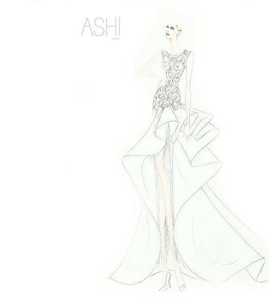 تصاميم مميّزة لفساتين تالا علم الدين من Ashi Studio