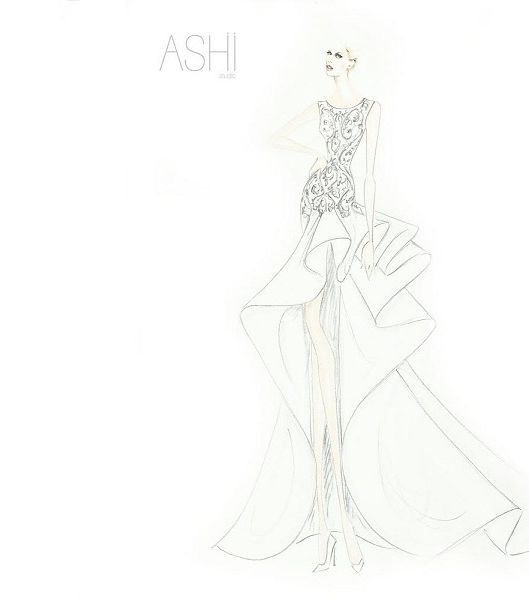 تصاميم مميّزة لفساتين تالا علم الدين من Ashi Studio