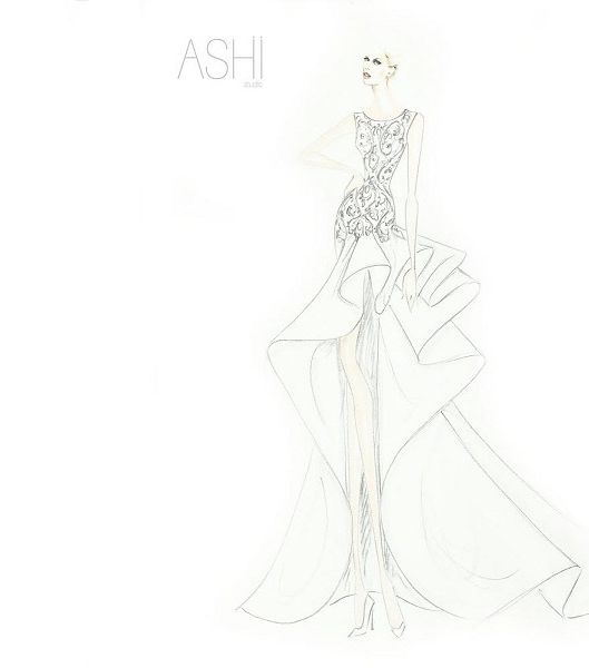 تصاميم مميّزة لفساتين تالا علم الدين من Ashi Studio