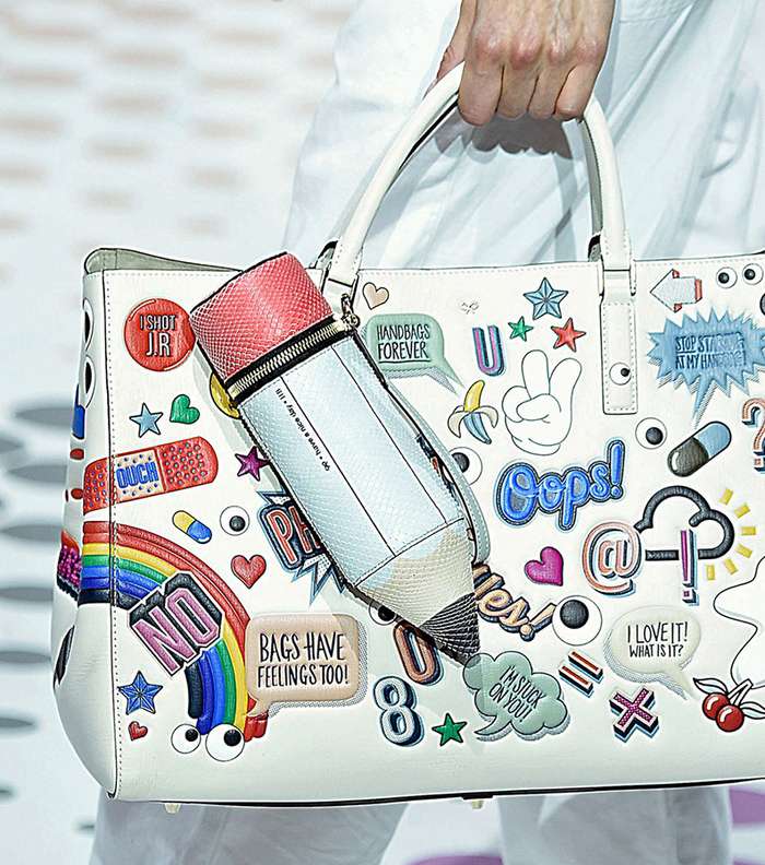حقائب مميّزة من توقيع anya hindmarch لصيف 2015