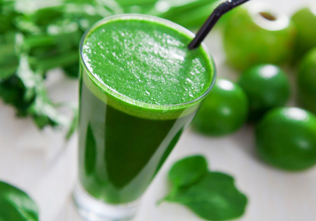 عصير طبيعي أخضر اللون يفقدك 5 كلغ من وزنك قبل الزفاف