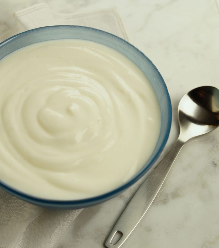 الخطوة الثانية: لبن الزبادي