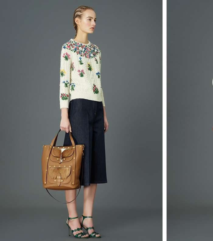 تالقي بموضة سراويل الـ Culotte من مجموعة Valentino Pre Fall 2015