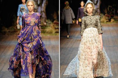 بالصور، إكتشفي أزياء دولتشي آند غابانا لشتاء 2015