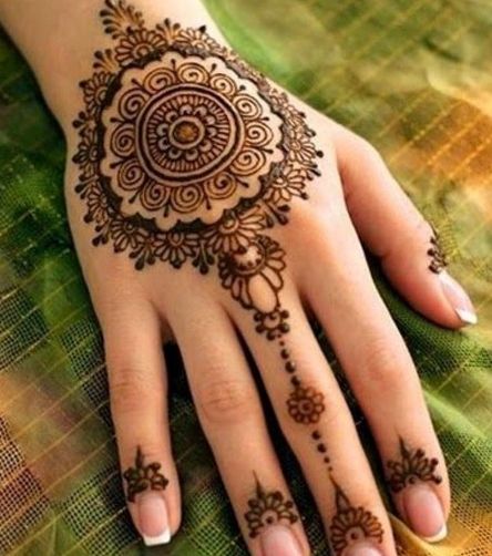 بالموديلات نقش حنا يمني