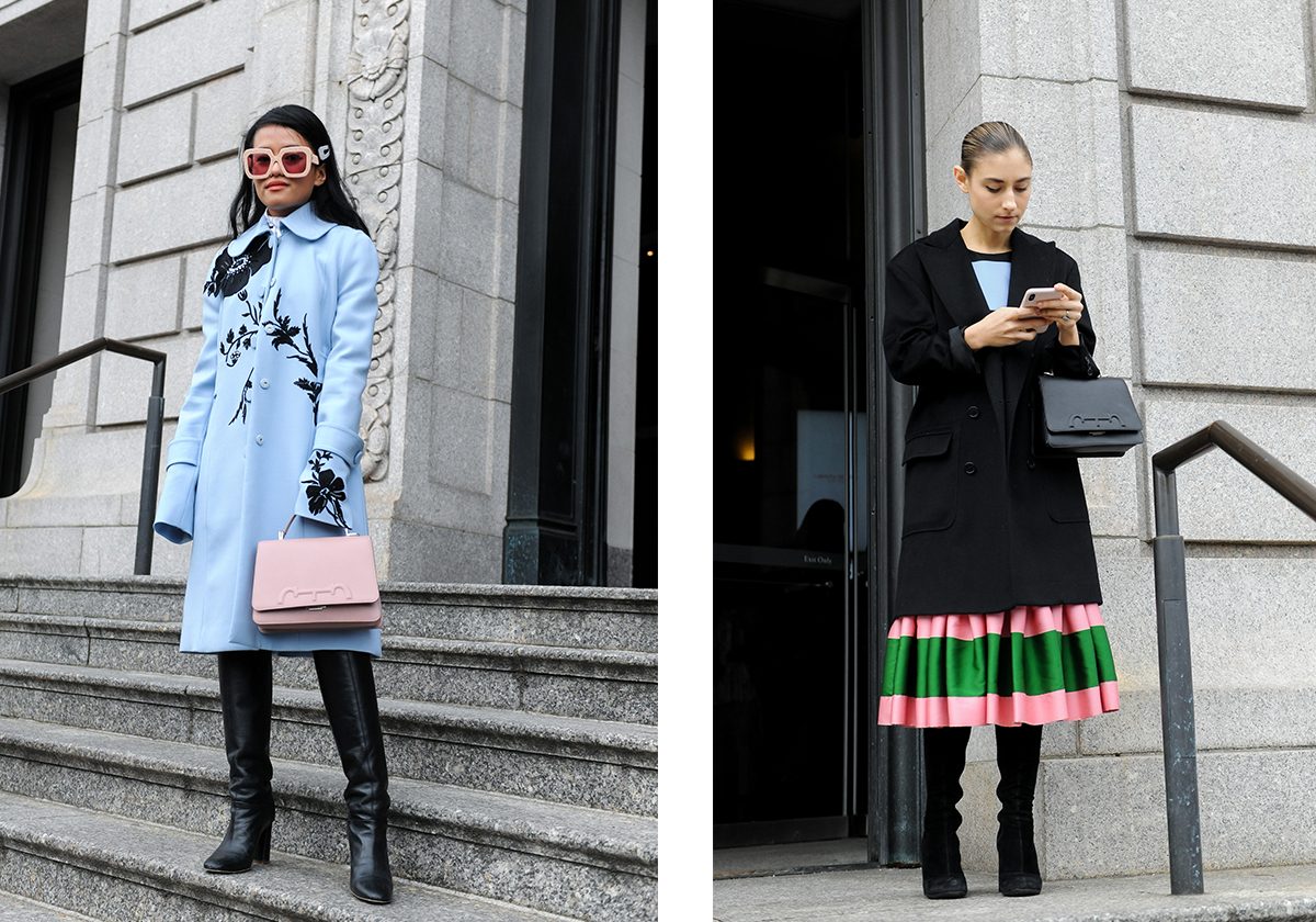 Jenny Walton و Olivia Lopez بحقائب Victoria Insignia