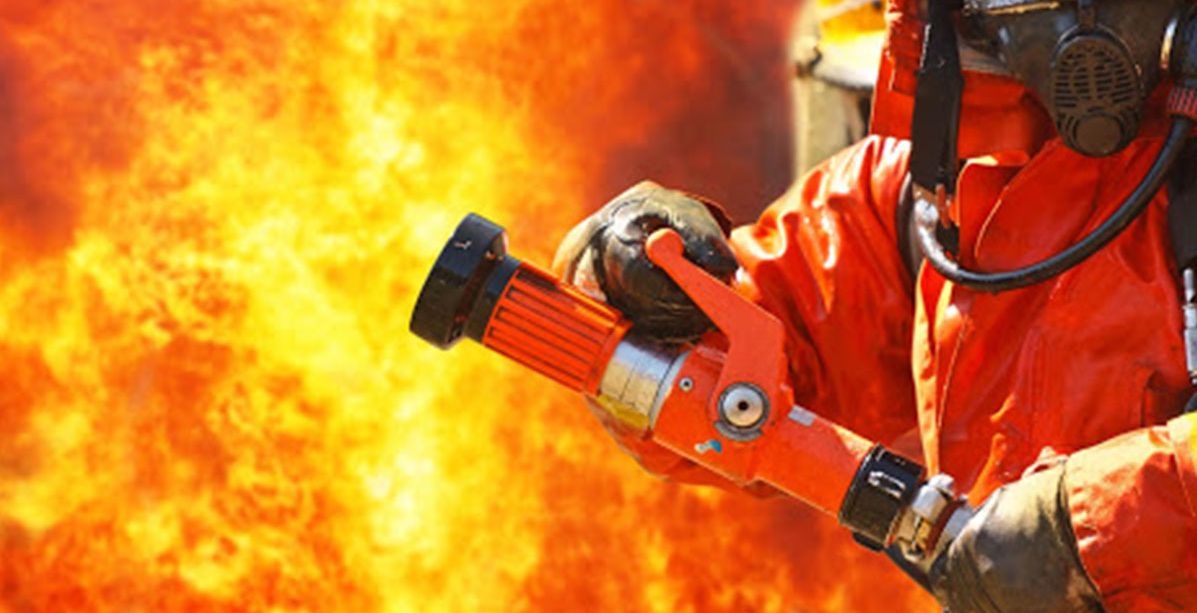 ما هو الغاز المستخدم في اطفاء الحرائق؟
