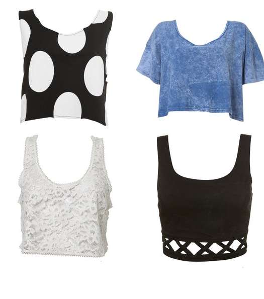 اعتمدي موضة التوبات القصيرة Cropped Tops في صيف 2013