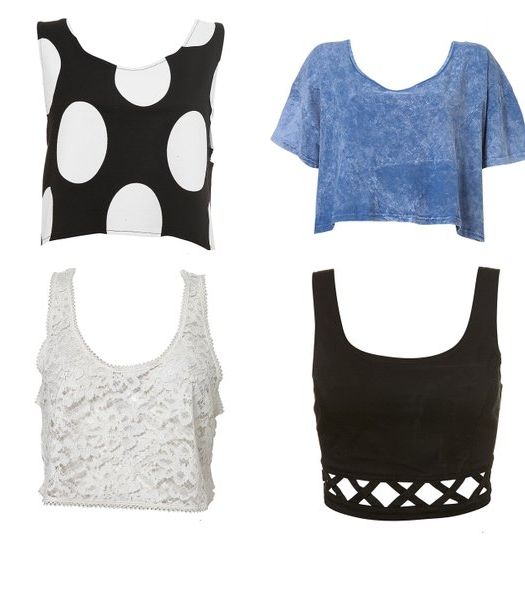 اعتمدي موضة التوبات القصيرة Cropped Tops في صيف 2013