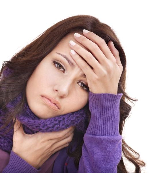 تورّم الغدّة او الرقبة